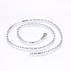 Non-Tarnish 304 Stainless Steel Box Chain Necklaces NJEW-F226-07P-12-1