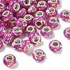 Transparent Resin Rondelle European Beads RESI-S023-10-1