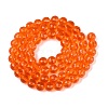 Transparent Glass Beads Strands GLAA-Q107-02A-04-2