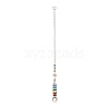 Glass Teardrop Window Hanging Suncatchers HJEW-JM00938-2