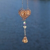 Wire Wrapped Natural Citrine Hanging Ornaments PW-WG97570-01-2