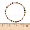 4Pcs 4 Styles Adjustable Natural Tourmalinated Quartz & Synthetic Hematite Bead Bracelets BJEW-JB14151-01-5