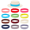 12Pcs 12 Colors Elastic Adjustable Hat Sweatband DIY-AB00023-1