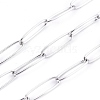 Tarnish Resistant 304 Stainless Steel Paperclip Chains CHS-F010-01C-P-01-2