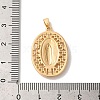 Brass Micro Pave Cubic Zirconia Pendants KK-M294-06G-02-3