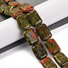 Natural Unakite Beads Strands G-T047-B27-01-2