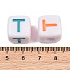 Opaque Acrylic Enamel European Beads AC-ACBA1794-04T-3