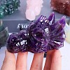 Natural Amethyst Carved Dragon Head Figurines PW-WGCF919-06-2