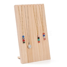 Wooden Necklace Jewelry Necklace Holder BDIS-WH0002-04