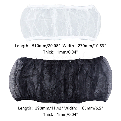 2Pcs 2 Style Polyester Dust Cover AJEW-GA0003-47-1