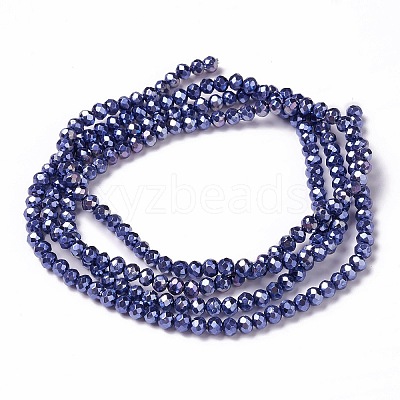 Opaque Glass Beads Strands GLAA-H022-02D-1