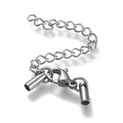 Tarnish Resistant 304 Stainless Steel Curb Chain Extender STAS-K195-29P-09-1