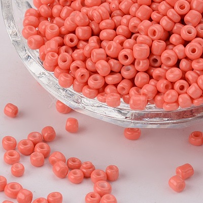 Baking Paint Glass Seed Beads SEED-S003-K16-1