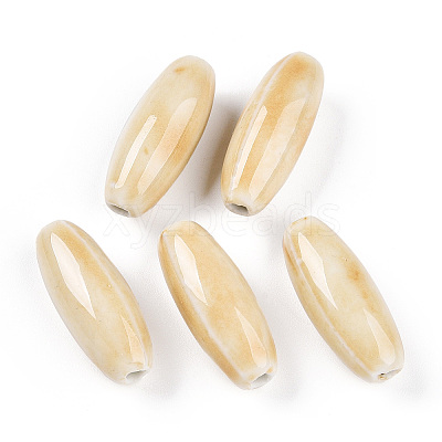 Handmade Porcelain Beads PORC-N008-07Q-1
