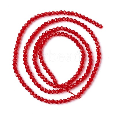 Transparent Glass Beads Strands GLAA-C019-01B-10-1