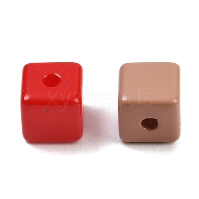 Opaque Acrylic Beads OACR-B036-08-1