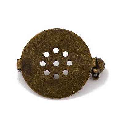 Brass Brooch Pin Findings KK-D266-01AB-1