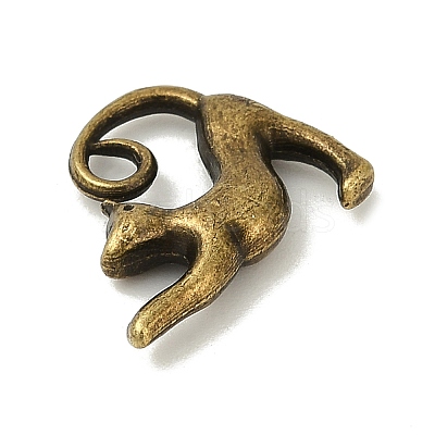 Tibetan Style Alloy Kitten Pendants TIBEP-A22092-AB-FF-1