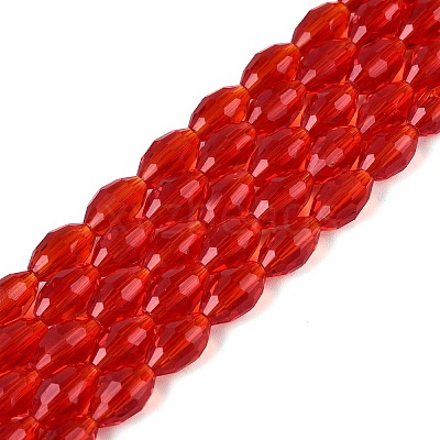Transparent Glass Beads Strands GLAA-N071-01A-A05-1