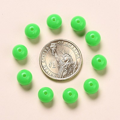 Fluorescent Acrylic Beads MACR-R517-10mm-07-1