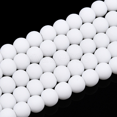Opaque Glass Beads Strands GLAA-T032-P4mm-MD02-1