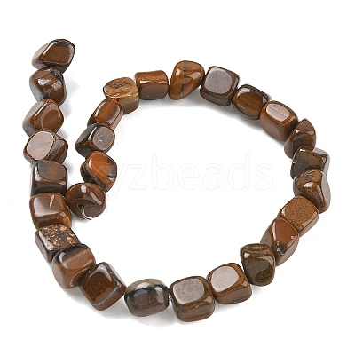 Natural Yellow Tiger Iron Beads Strands GG-CBA9392-17-1