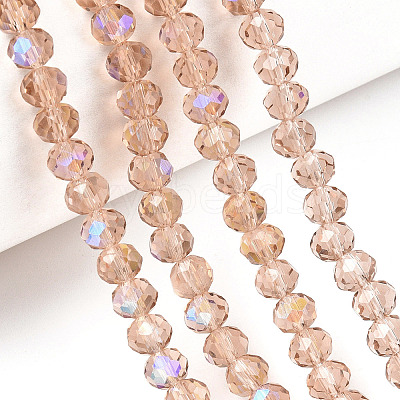 Electroplate Glass Beads Strands EGLA-A034-T10mm-L22-1