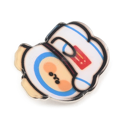 Cartoon Style Acrylic Brooches JEWB-P018-02I-1