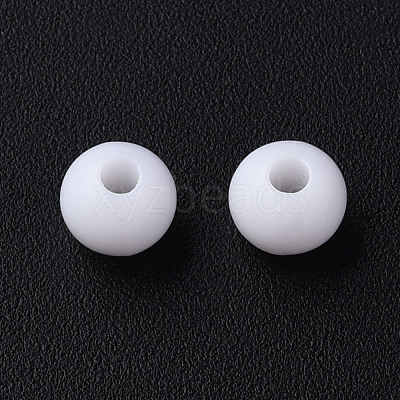 Opaque Acrylic Beads MACR-S370-C6mm-01-1