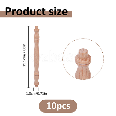 Wooden Spindle Baluster FIND-WH0366-491A-1