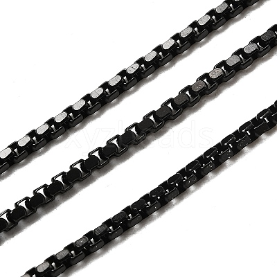 304 Stainless Steel Box Chains CHS-P007-32B-01-1
