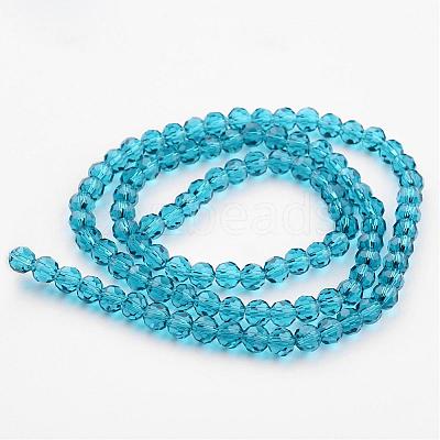 Transparent Glass Bead Strands GLAA-G013-8mm-51-1