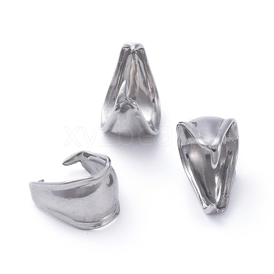 Tarnish Resistant 304 Stainless Steel Snap on Bails STAS-E466-22P-1