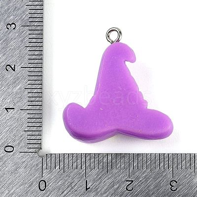 Halloween Theme Resin Pendants RESI-M046-01M-02-1