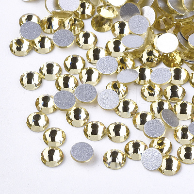 Glass Rhinestone Flat Back Cabochons RGLA-S002-04SS-34-1