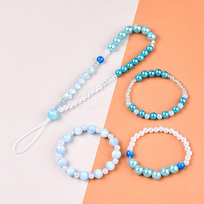 DIY 24 Style Acrylic & Resin Beads Jewelry Making Finding Kit DIY-NB0012-01B-1