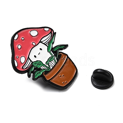 Mushuroom Enamel Pins JEWB-I055-02EB-05-1