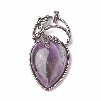 Natural Amethyst Pendants G-I220-G06-1