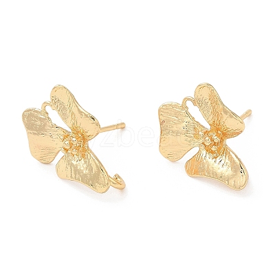 Brass Stud Earring Findigs KK-F855-27G-1