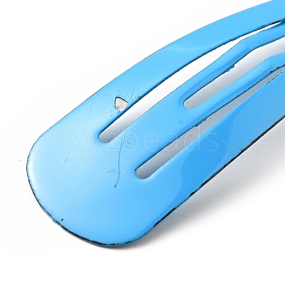 Spray Paint Iron Snap & Alligator Hair Clip Findings IFIN-P038-01-1