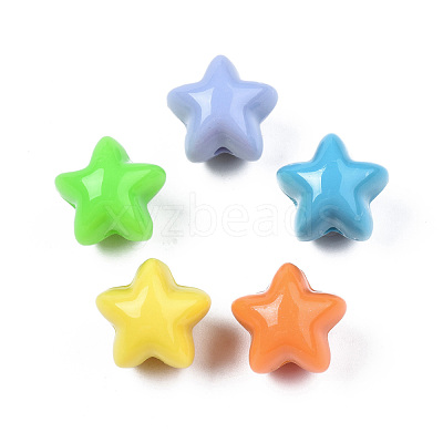 Opaque Acrylic Beads MACR-N009-009-1
