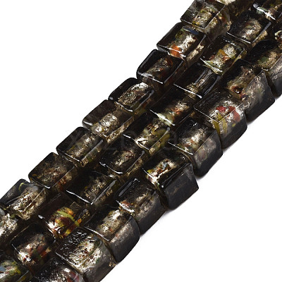 Handmade Silver Foil Lampwork Beads FOIL-N004-01A-11-1