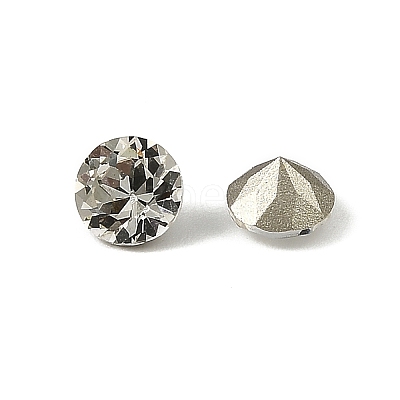 Glass Rhinestone Cabochons GLAA-A018-6mm-001-1