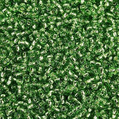 11/0 Grade A Transparent Glass Seed Beads X-SEED-Q007-F49-1