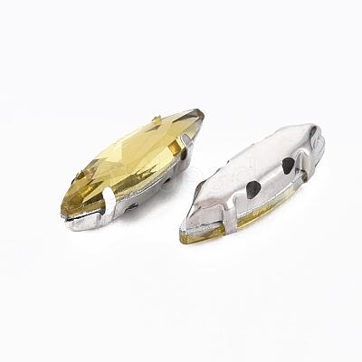 Sew on Rhinestone RGLA-T034-4x15mm-22-1