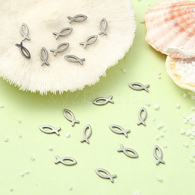 304 Stainless Steel Charms STAS-CJC0008-10P-02-1