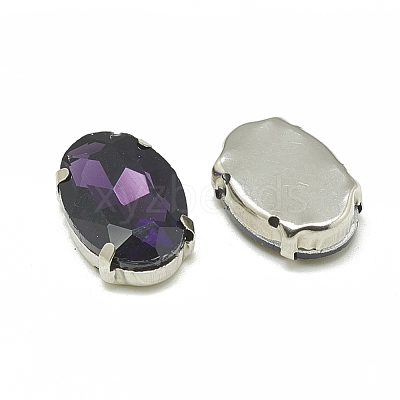 Sew on Rhinestone RGLA-T091-6x8mm-16P-1