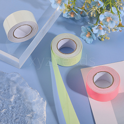 3 Rolls 3 Colors 3M Plastic Adhesive Glow in the Dark Tape DIY-BC0012-37-1