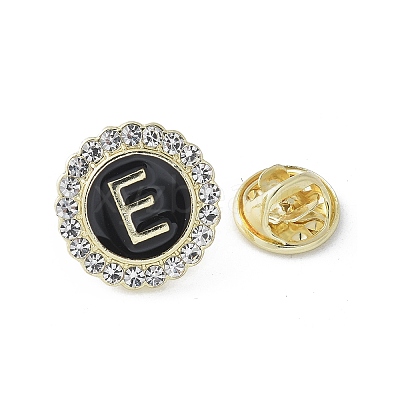 Letter Enamel Pins JEWB-S042-03E-G-1