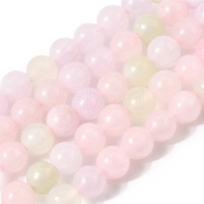 Natural New Jade & Rose Quartz & Dyed White Jade Beads Strands GG-CBA3BF1-A01-8mm-1